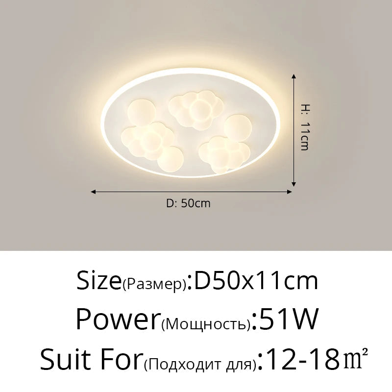 lustre plafonnier led pour décoration intérieure moderne