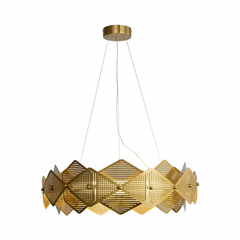 lustre post-moderne acier inoxydable lampe led minimaliste italienne