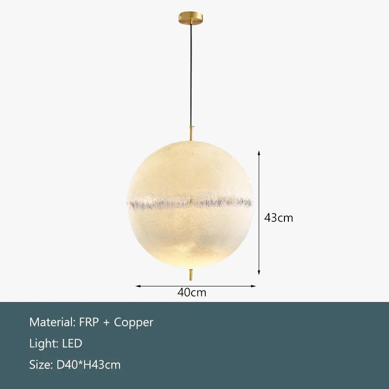 lustre style design italien led haut de gamme forme lune
