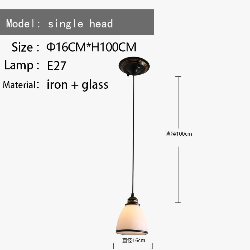 lustre rétro américain pour éclairage intérieur de plafond