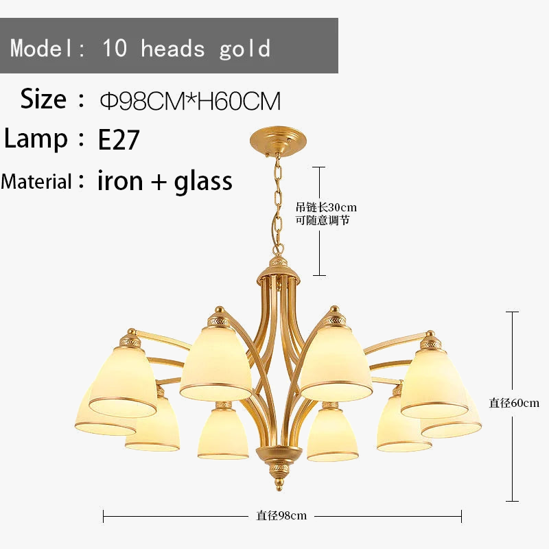 lustre rétro américain pour éclairage intérieur de plafond
