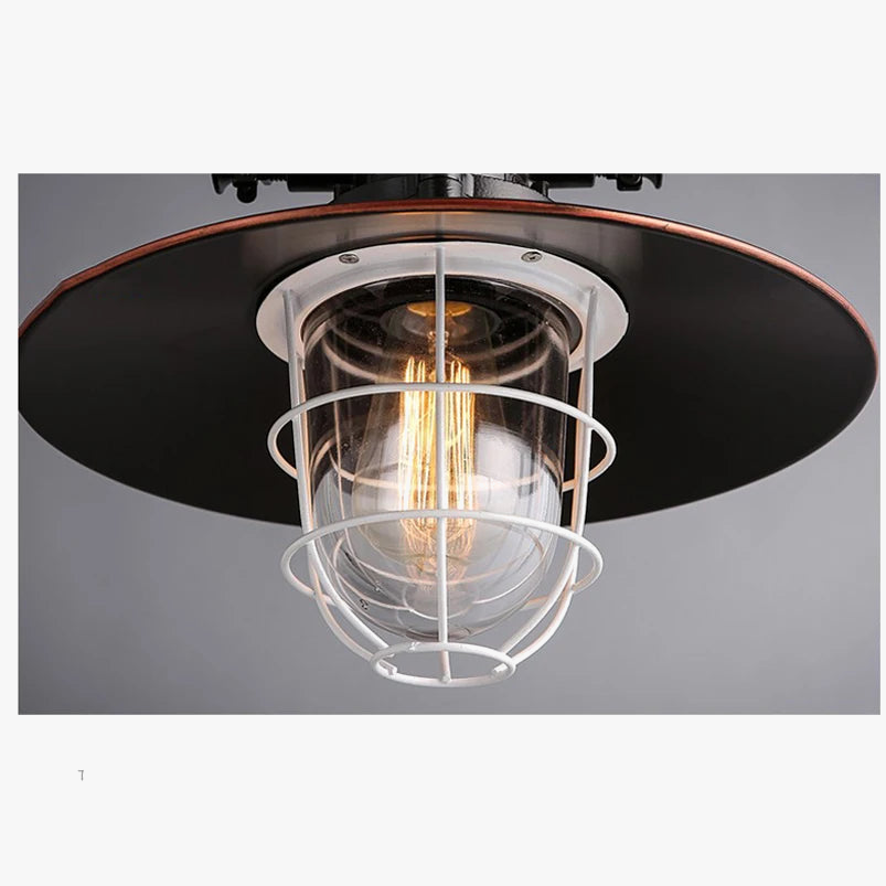 lustre rétro américain pour loft café pub étude
