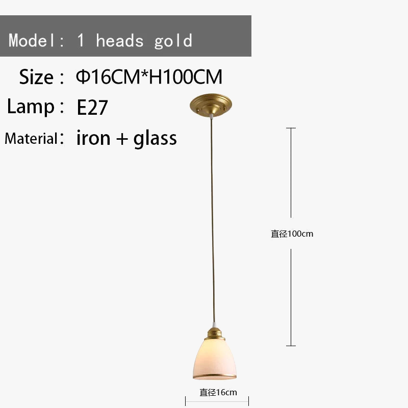 lustre rétro américain pour un éclairage de style campagnard