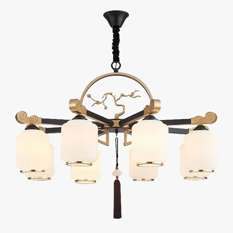 lustre rétro chinois pour un éclairage élégant et chaleureux