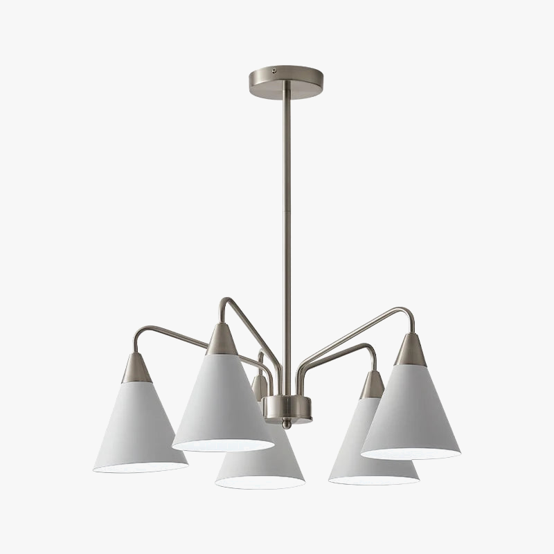 lustre rétro de style médiéval design minimaliste en fer