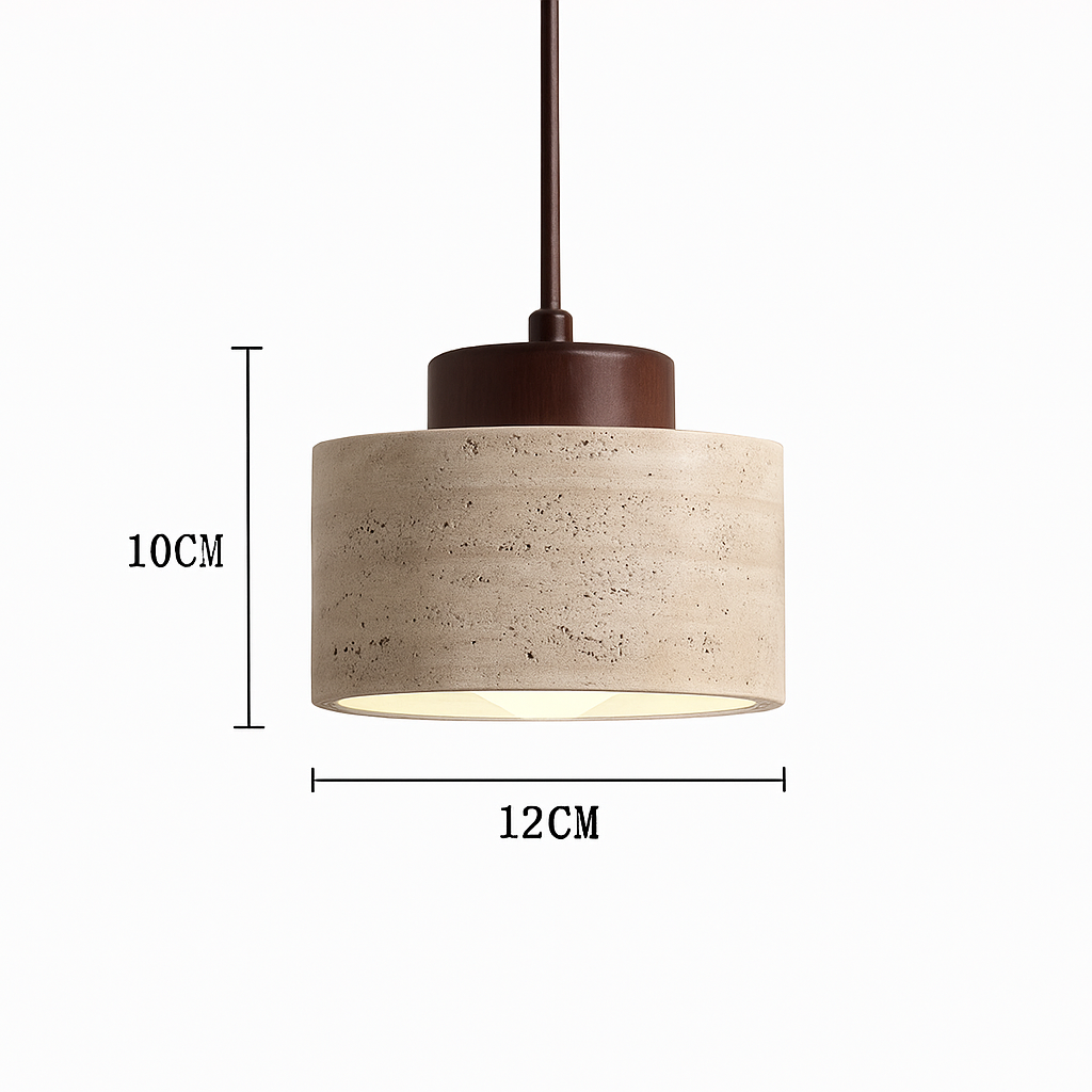 lustre rétro en pierre de grotte pour décoration intérieure
