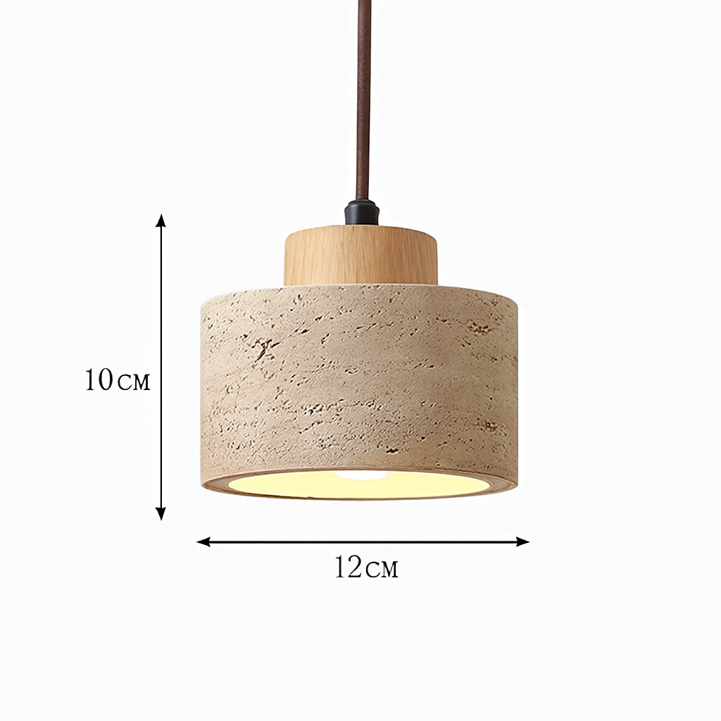 lustre rétro en pierre de grotte pour décoration intérieure