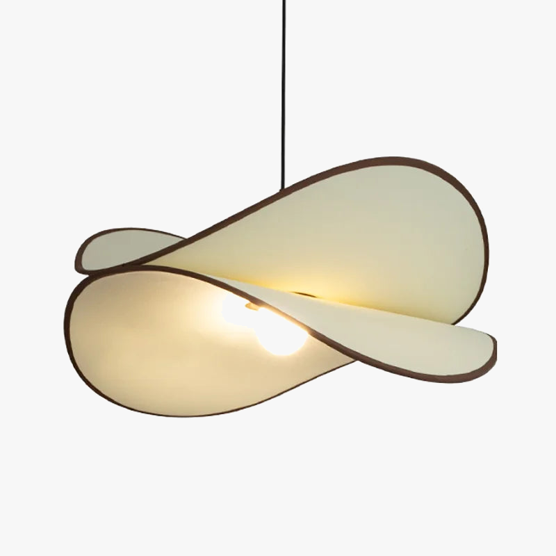 lustre rétro en tissu wabi-sabi pour décoration intérieure