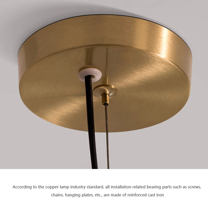 lustre rétro en verre led en forme de pétale pour loft