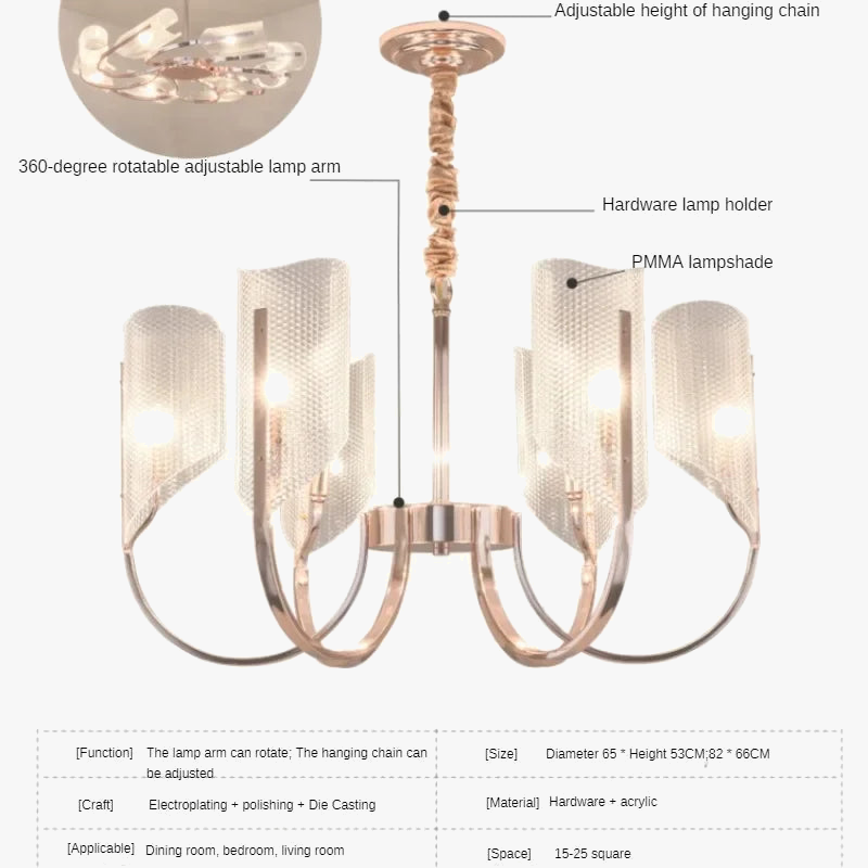 lustre rétro français moderne minimaliste pour salle d'art créative