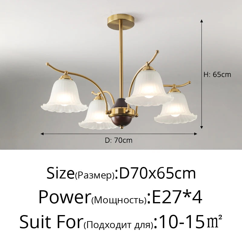 lustre rétro élégant pour un éclairage classique et raffiné