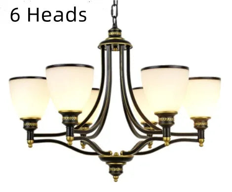 lustre rétro pour une ambiance campagnarde chaleureuse