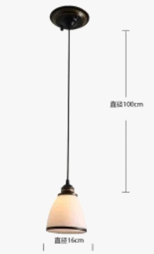 lustre rétro pour une ambiance campagnarde chaleureuse