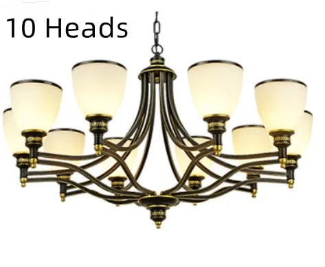 lustre rétro pour une ambiance campagnarde chaleureuse
