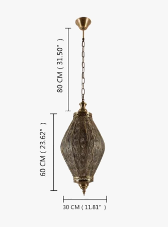 lustre rétro thaïlandais style arabe pour restaurant et bar