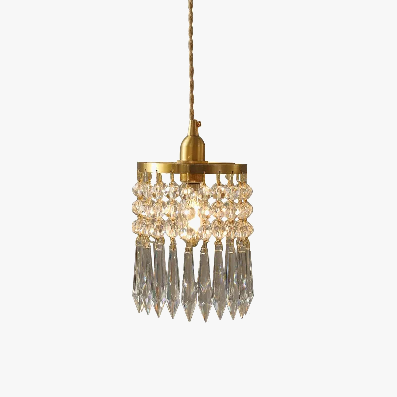 lustre romantique en cristal pour décoration intérieure élégante