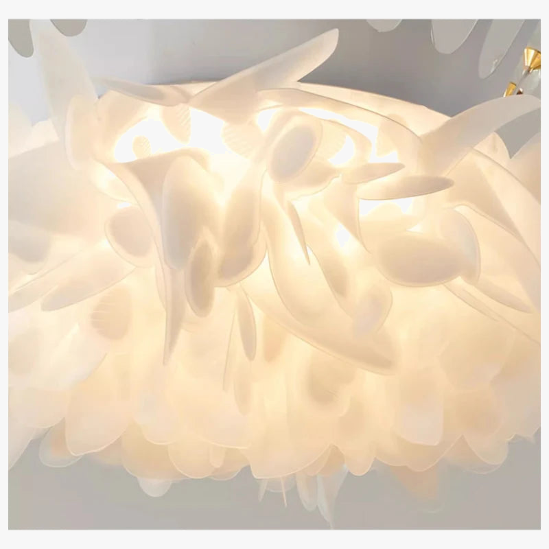 lustre romantique en cristal pour une décoration moderne