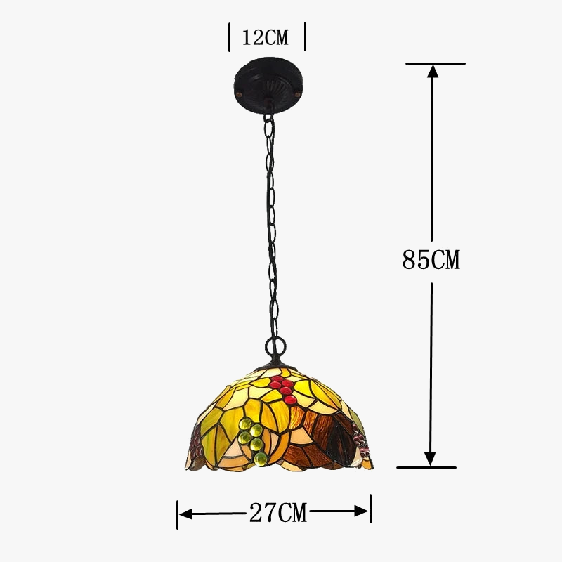 lustre romantique en feuille d'érable pour jardin et restaurant