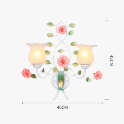 lustre romantique nordique fleurs et herbes méditerranée princesse