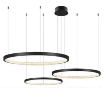 lustre rond en cuivre antique pour éclairage moderne intérieur