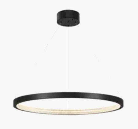 lustre rond en cuivre antique pour éclairage moderne intérieur