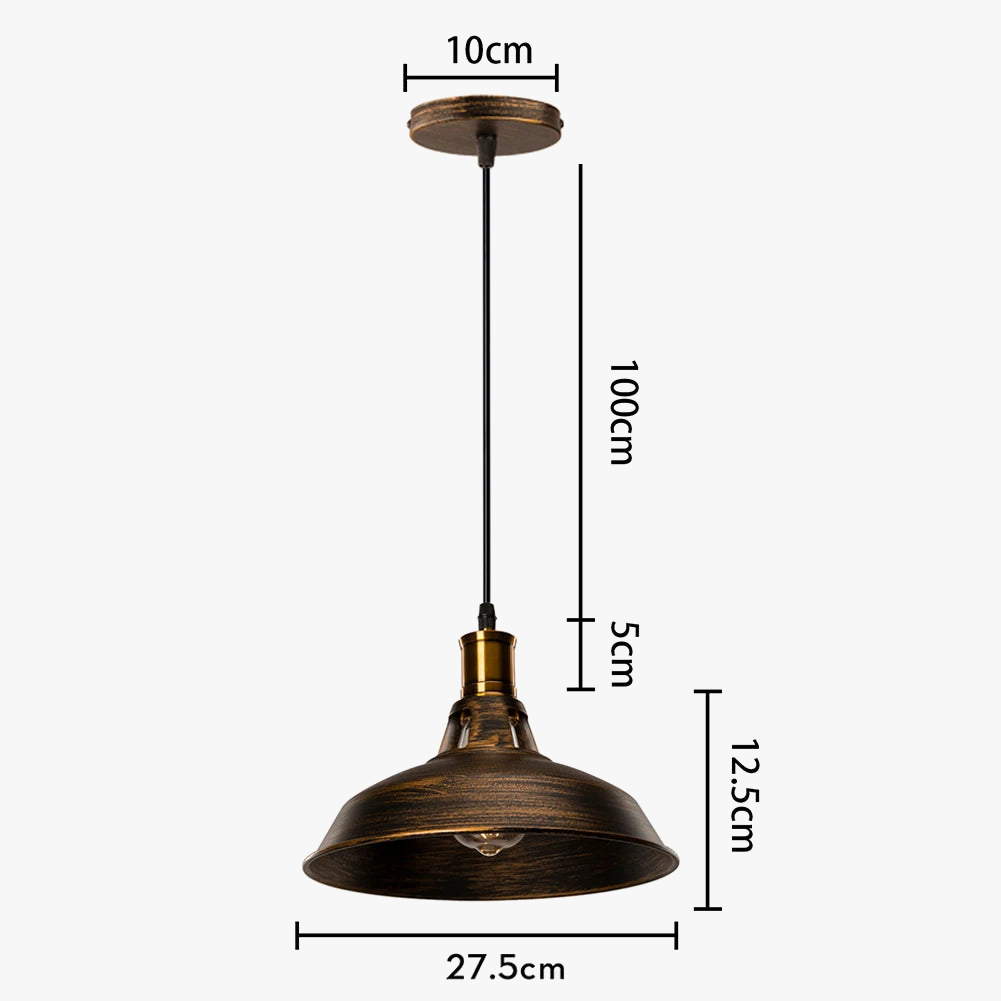 lustre rouille metal plafond maison restaur