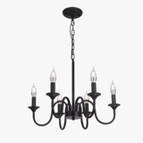 lustre rustique classique en fer pour décoration intérieure