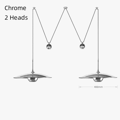 lustre soucoupe volante créatif moderne réglable pour intérieur décoratif
