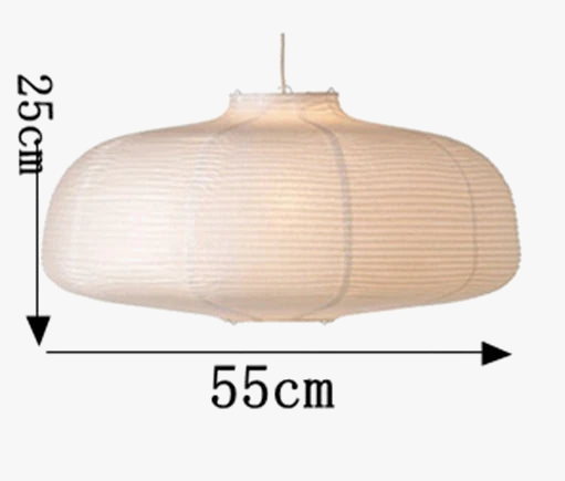 lustre sphérique en papier japonais forme de lune éclairage intérieur