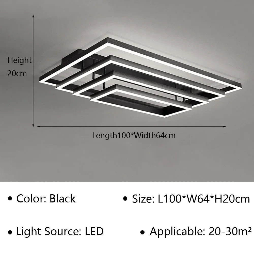 lustre style industriel à leds pour décoration intérieure moderne