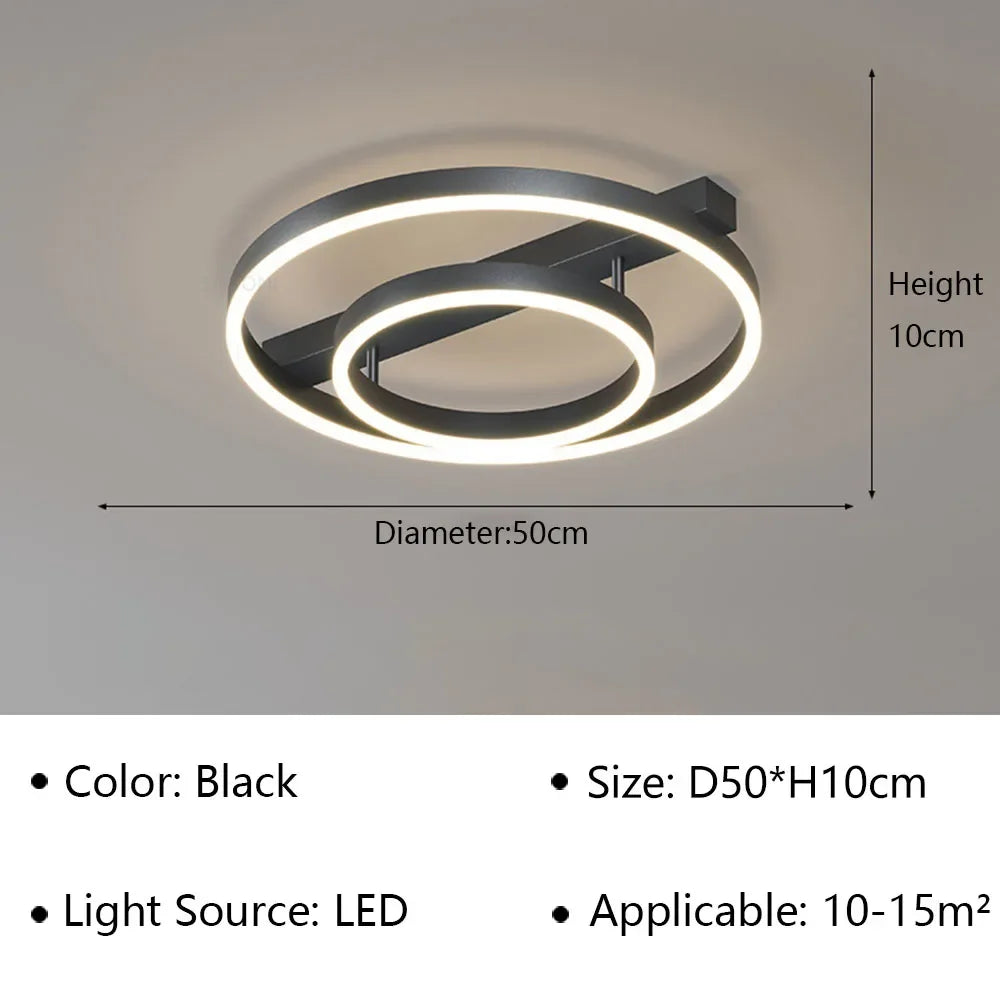 lustre style industriel à leds pour décoration intérieure moderne