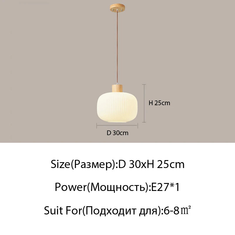 lustre style japonais rétro doux pour restaurant et auberge