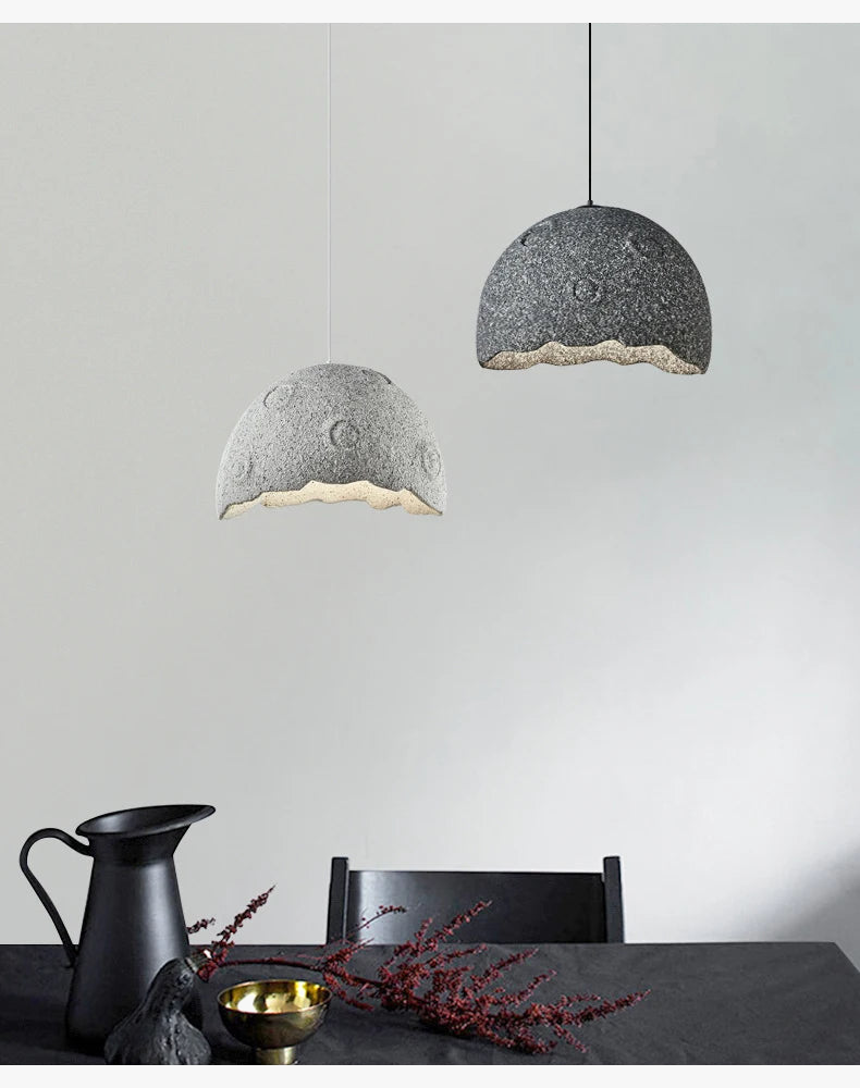 lustre style nordique wabi sabi led rétro pour décoration maison
