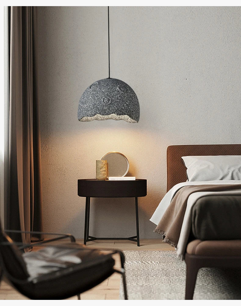 lustre style nordique wabi sabi led rétro pour décoration maison