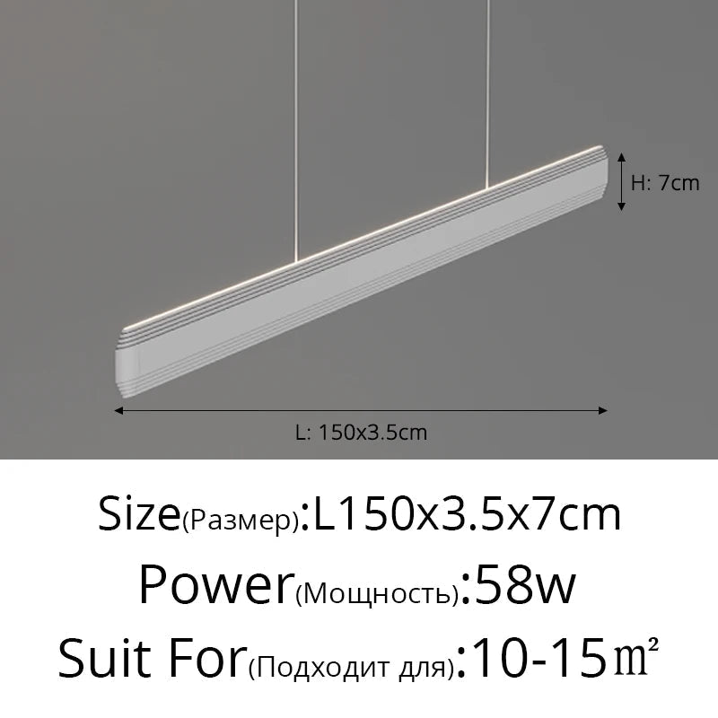lustre suspendu au design moderne et luxueux