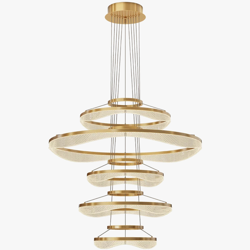 lustre suspendu en acrylique éclairage à led moderne