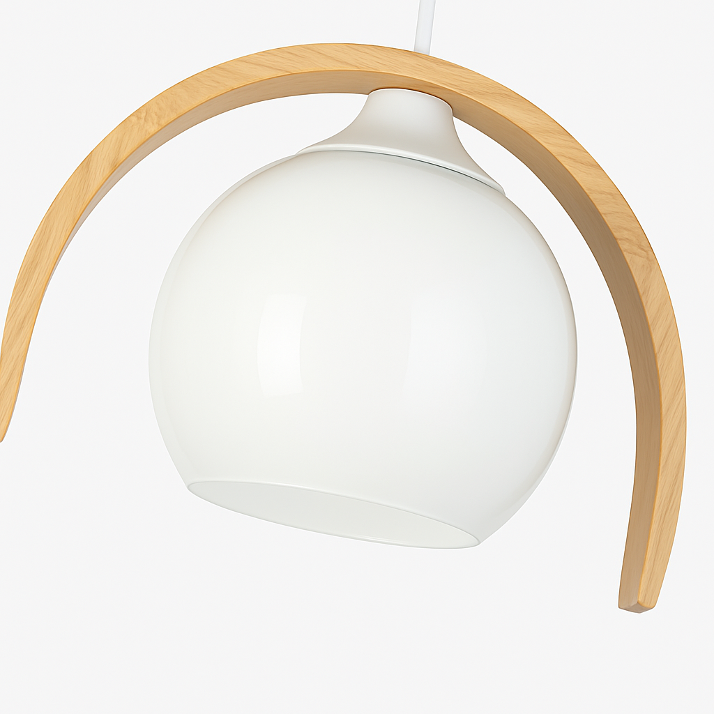 lustre suspendu en bois design oiseau pour décoration intérieure