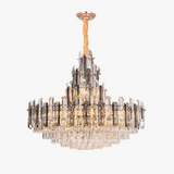 lustre suspendu en cristal à intensité variable design moderne
