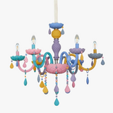 lustre suspendu en cristal pour décoration moderne et festive