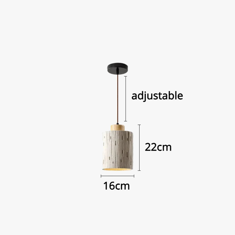 lustre suspendu en pierre style rétro pour décoration intérieure