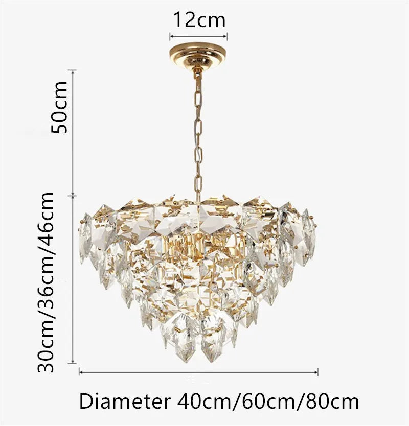 lustre suspendu à led en métal doré moderne et élégant pour éclairage intérieur