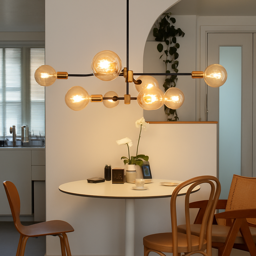 lustre suspendu led moderne nordique pour décoration intérieure