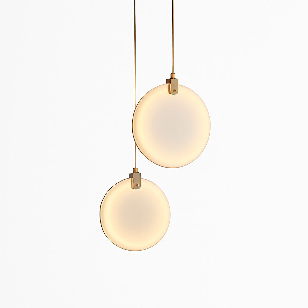 lustre suspendu moderne en marbre pour décoration ronde