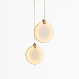 Lustre suspendu moderne en marbre pour décoration ronde