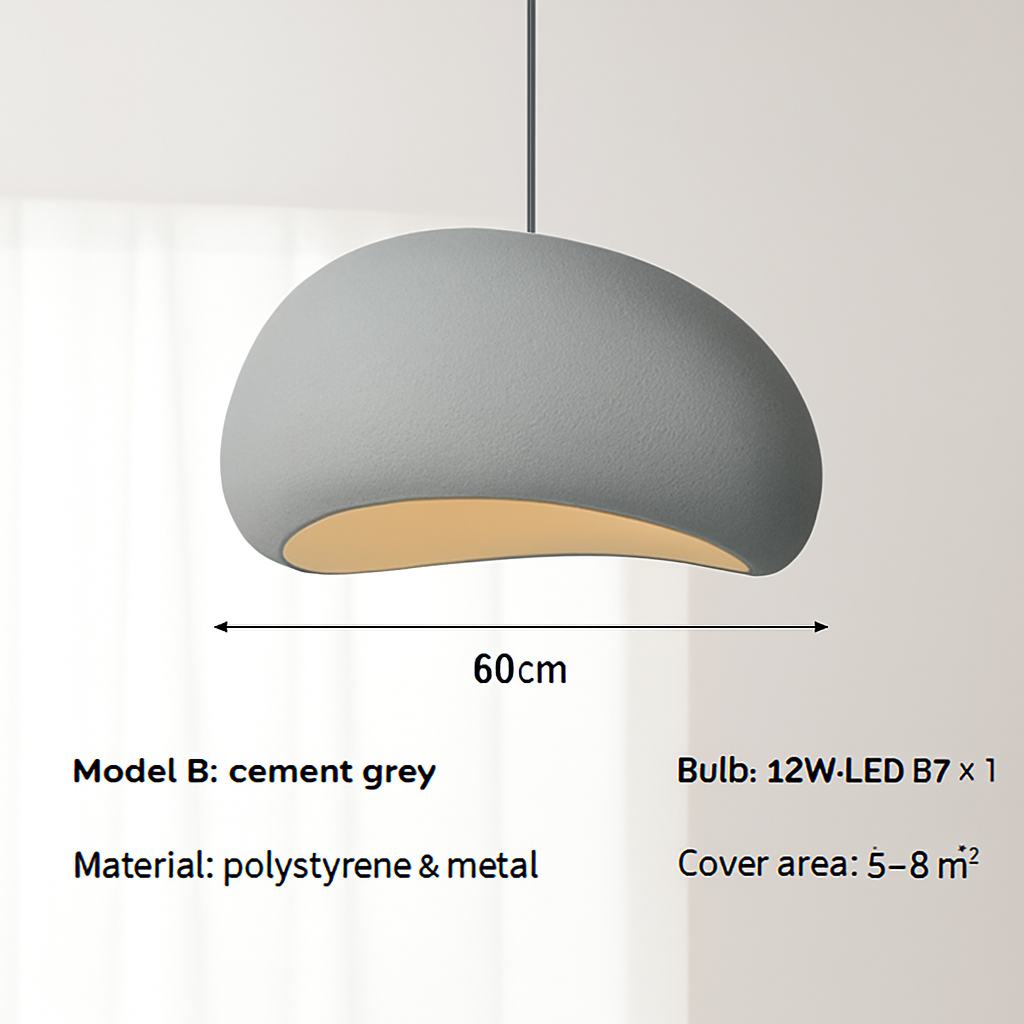 lustre suspendu moderne japonais fait main pour intérieur et café