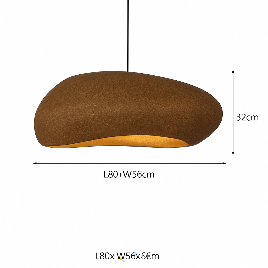 lustre suspendu moderne japonais fait main pour intérieur et café