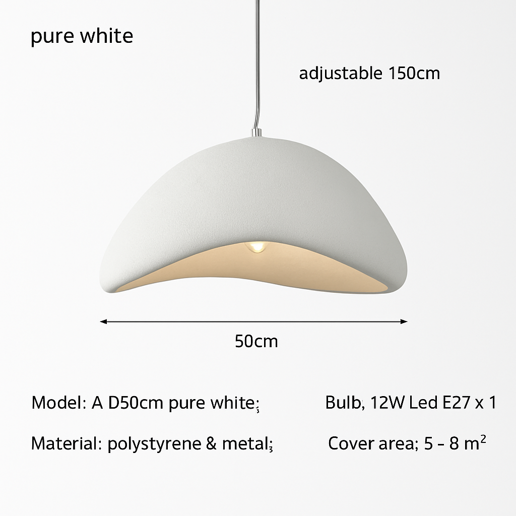 lustre suspendu moderne japonais fait main pour intérieur et café