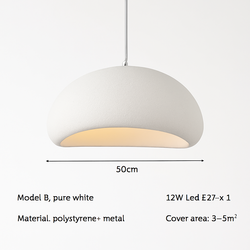 lustre suspendu moderne japonais fait main pour intérieur et café