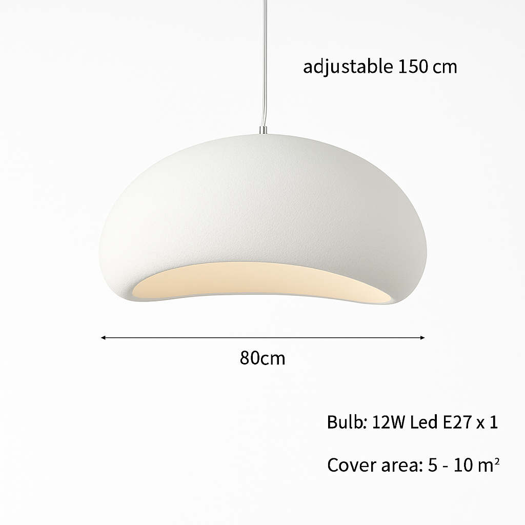 lustre suspendu moderne japonais fait main pour intérieur et café