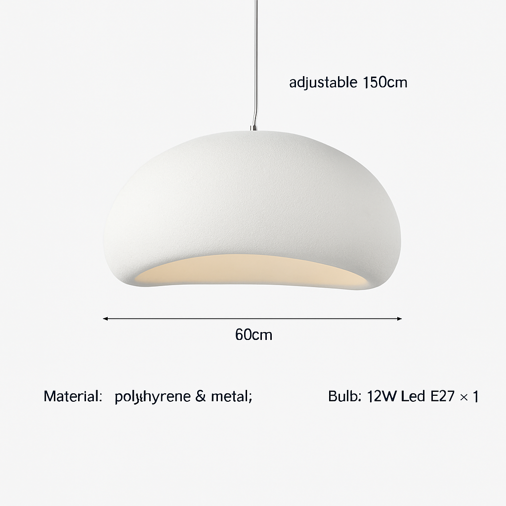 lustre suspendu moderne japonais fait main pour intérieur et café